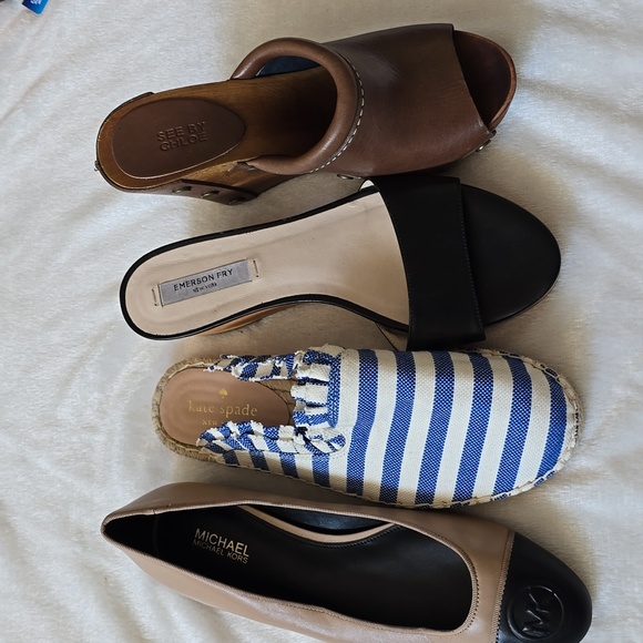 Bundle of M, kate Spade, see by Chloe Emerson Fry shoes - Picture 2 of 13